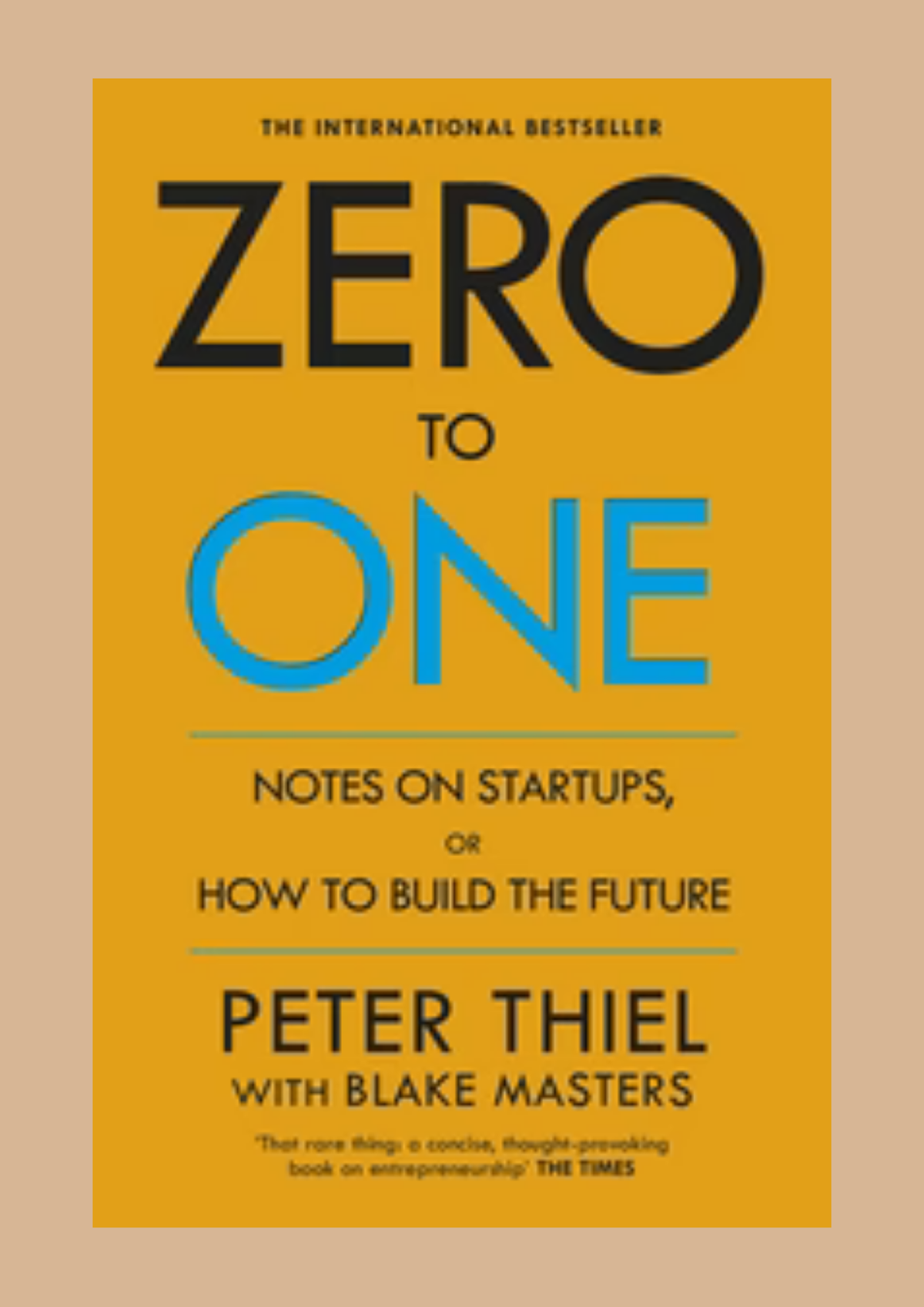 Zero to One by Peter Thiel